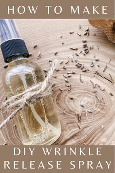 This is the best wrinkle-release spray diy recipe that I have ever made! And I have tried quite a few since ironing is one of my least favorite chores. Plus there are times when your clothing needs a bit of refreshing. If you are looking to make an all-natural diy wrinkle release spray, then make sure to give this one a try. Wrinkle Spray For Clothes, Diy Clothing Refresher Spray, Wrinkle Release Spray Diy Clothes, Clothes Refresher Spray Diy, Homemade Wrinkle Release Spray, Essential Oils For Wrinkles