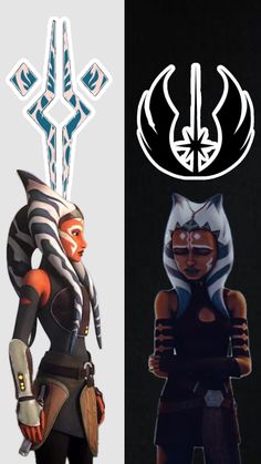 two different avatars are shown in the same image