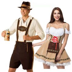 OutletTrends has products available for everyone, think for example of soft dog donuts, or cool dino merchandise, educational baby play mats, professional dog hair trimmers, and so much more.  Best Women's Costumes Online. Tavern Bartender, Waitress Outfit, Oktoberfest Outfits, Halloween Parejas, Oktoberfest Costume, Beer Outfit, Oktoberfest Outfit, Carnival Festival, Dirndl Dress