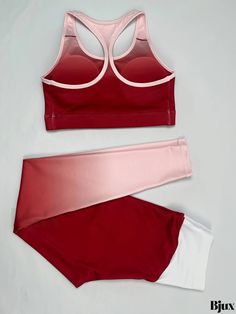 Bjux - Premium Womens Yoga Activewear Set: Ombre Color Fashion Crop Top & High Waist Leggings for Slimming Fitness and Workout. Enhance your Gym Performance with this Stylish 2-piece Sportswear Suit for Women. Womens Yoga, Fall Care, Suit For Women, High Waist Leggings, Yoga Activewear, Activewear Sets, Ombre Color, Color Fashion, Print Tank