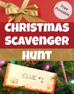 a christmas scavenger hunt is on the webpage for people to check out