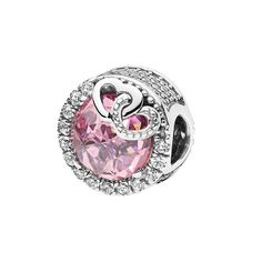 Pandora Charms Pink, Pandora Bracelet Charms Ideas, Pandora Charms Disney, Pandora Bracelet Designs, Dream Bracelet, Pandora Jewelry Charms, Pandora Pink, Htc Vive, Pink Charm