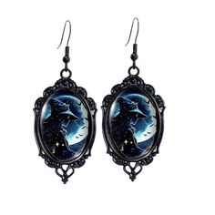 PRICES MAY VARY. Gothic Witch Earrings:They are earrings crafted for halloween,it is designed in gothic style and dark style, it is the halloween jewelryfor women.Halloween Costumes,suit for lady,princess,vampires,fancy,witch,bat,cat cosplay.They are designed for daily life and everyday wear. Size:1inches*2.3inches weight：12g Material:It is made of crystal,alloy materials Ideal jewelry:Vintage gothic earrings necklace set is ideal jewelry for yourself, your lovers,your friends, your family or ot Gothic Mystery, Goth Victorian, Earrings Goth, Bat Cat, Earrings Punk, Cat Cosplay, Victorian Earrings, Witch Earrings, Gothic Witch