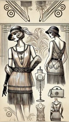 #moda #1920s 1920 French Fashion, 1920 Goth Fashion, 1920s Art Style, 1920s Drawing, Twenties Aesthetic, 1927 Fashion, 1920 Aesthetic, 1920s England, Flappers 1920s