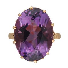 Estate Fine Reddish Purple Oval Polished Amethyst 14k Rose Gold 1940'S Ring | eBay.. Wedding Rings Antique, Types Of Wedding Rings, Antique Wedding Bands, Reddish Purple, Rings Antique, Diamond Sapphire Engagement Ring, Antique Jewellery Online, Antique Engagement Rings Vintage, Antique Jewelry Rings