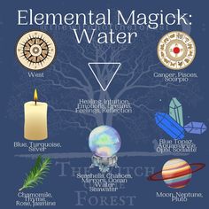 ​﻿thewitchoftheforest: 💦 W𝕒𝕥𝕖𝕣 💦 Last element up... - The Fig & The Wasp Elemental Magick, Air Magic, Wiccan Magic, Air Element, Elemental Magic, Witch Spirituality, Magic Spell Book, The Wasp, Magick Spells