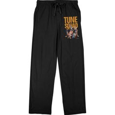 Embark on a dreamy slam dunk journey with these men's black Space Jam 2 A New Legacy sleep pajama pants, featuring Bugs, Lola, Daffy, Porky, and Taz under bold yellow “Tune Squad” letters, making bedtime a court-side celebration. The pants, crafted from a cozy blend of 60% cotton and 40% polyester, guarantee a slam dunk in comfort. The drawstring adjustable elastic waistband provides a personalized fit for your sleep adventures. Officially licensed, these pajama pants let you dream with the Tune Tune Squad, Shipt Shopper, Space Jam, Pants Large, Slam Dunk, You Dream, Pajama Bottoms, Bottom Clothes, 2 A