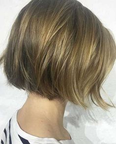 Best Short Hairstyles for Thick and Straight Hair | http://www.short-haircut.com/best-short-hairstyles-for-thick-and-straight-hair.html Modern Bob Hairstyles, Aline Bob, Polished Hair, Bob Hairstyles For Thick, Chin Length Bob, Chin Length Hair, Short Straight Hair, Bob Haircuts For Women