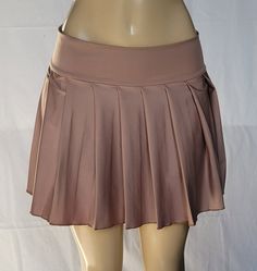 "JUNIOR to PLUS SIZE Spandex \"Sandy\" PLAID MICRO MINI SKIRT 9\"-12\" LONG. (Sandy) TO ENSURE YOU ORDER THE CORRECT SIZE SKIRT, PLEASE READ THIS CAREFULLY; THEN MATCH IT WITH SIZES. *XSMALL - Waistband measures 28\" around when fully closed. Skirt is 9\" long from top of waistband to bottom of hem. *SMALL - Waistband measures 30\" around when fully closed. Skirt is 9\" long from top of waistband to bottom of hem. *MEDIUM - Waistband measures 32\" around when fully closed. Skirt is 9\" long from Fitted Brown Lined Tennis Skirt, Fitted Beige Pleated Skort, Fitted Brown Tennis Skirt, Fitted Beige Mini Skort, Fitted Brown Tennis Skirt For Summer, Beige Stretch Skort With Lined Skirt, Beige Stretch Skort For Summer, Stretch Beige Pleated Mini Skirt, Beige Stretch Skort