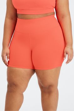 Boost PowerHold® High-Waisted 6'' Short Fabletics orange female Activewear >> Womens >> Bottoms >> Shorts PowerHold plus Training 4-Way Stretch/Chafe-Resistant/Moisture-Wicking/Pockets/UPF Protection Max-compression short in PowerHold® Orange Athleisure Activewear With Built-in Shorts, Fitted Orange Activewear Shorts, Fitted Orange Short Activewear, Orange Gym Bottoms, Orange Athletic Shorts For Gym, Orange Moisture-wicking Shorts Activewear, Orange Moisture-wicking Activewear Shorts, Orange Moisture-wicking Short Activewear, Orange Shorts For Yoga