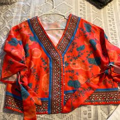 Never Worn. No Size Inside I Think It’s “ One Size Fits Most” Boho Blouse, Boho Blouses, Things To Think About, Womens Sizes, Womens Tops, Red, Women Shopping, Color