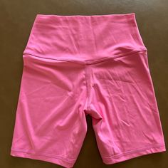 Pink Biker Shorts Size M Never Worn Pink Biker Shorts, Pleated Jacket, Black Bike, Black Yoga, People Shopping, Lady Biker, Spring Jackets, Fitted Skirt, Pink Shorts