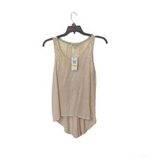 Jolt Ivory Beige High Front Low Back Sleeveless Top Medium New With Tag. All Measurements Are Approximate And Taken Flat Boho Kimono Cardigan, Layered Blouse, Long Sleeve Striped Top, Boho Kimono, Boho Lace, Floral Print Tops, Boho Blouses, Boho Tops, Low Back