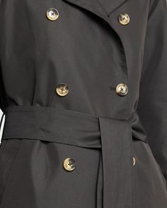 Price Comparison Few Moda $109 Everlane $298 Reformation $368 Product Details The Louie Trench Coat is a timeless wardrobe staple. Crafted from light and comfortable fabric, this classic trench coat features lapels, an adjustable waist tie, and front buttons for a custom fit. An elegant addition to any wardrobe. - Front buttons and adjustable waist tie- Lining- Pockets- Content: Main Fabric: 58% Cotton, 42% Polyester ; Lining: 100%Polyester Style# C23WOU50120G Fit Notes - Model wearing a size S Black Belted Gabardine Outerwear, Belted Black Gabardine Outerwear, Classic Black Outerwear With Belted Cuffs, Classic Business Outerwear With Belted Cuffs, Classic Collared Outerwear With Belted Cuffs, Black Double-breasted Outerwear With Belted Cuffs, Timeless Outerwear With Belted Cuffs For Work, Classic Double-breasted Outerwear With Belted Cuffs, Timeless Black Double-breasted Outerwear