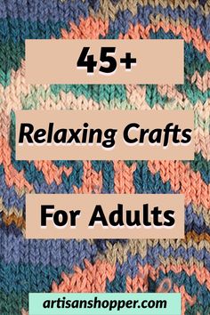 45+ Relaxing crafts for adults Diy Classes For Adults, Crafts To Learn For Adults, Craft Kit Ideas For Adults, One Handed Activities For Adults, Crafts For Guys To Make, Art And Craft For Elderly, Homemade Arts And Crafts Diy Ideas, Winter Arts And Crafts For Adults, New Year Craft Ideas For Adults