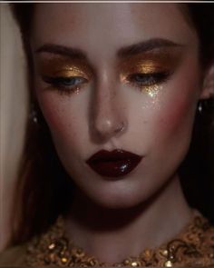 Goddess Makeup, Ethereal Makeup, Gold Makeup, Eyes Makeup, Fantasy Makeup, Costume Makeup, Makati, Pretty Makeup, Creative Makeup