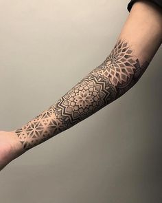 a person with a tattoo on their arm