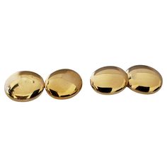 Vintage Tiffany & Co. 18 Karat Yellow Gold Cufflinks- These elegant cufflinks by Tiffany & Co. are crafted in beautifully detailed 18K yellow gold. Size: 16 mm x 13 mm Weight: 11.1 dwt. / 17.4 gr. Hallmark: Tiffany & Co. Tested 18K gold. Very good condition, professionally polished. Will come packaged in a gift box or pouch (when possible) and will be shipped U.S. Priority Mail Insured. DV101022/17KCS Vintage Tiffany, Gold Cufflinks, Vintage Cufflinks, Tie Pin, Tiffany And Co, Ruby Lane, Tiffany & Co., Gold And Silver, Hallmark