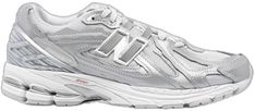 Silver New Balance, New Balance Shoes Silver, Gray Leather New Balance High-top Sneakers, Silver New Balance Lace-up Sneakers, New Balance 530 White Silver Metallic, Leather Sneakers, New Balance, Sneakers, Leather