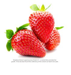 two strawberries with leaves on white background