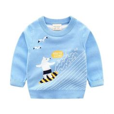 Boy's Clothing Style 5 / 2T Autumn Winter Knitted Jumper Sweaters Toddler Boy Sweater, Cool Baby Clothes, Baby Boy Knitting, Boys Style, Long Sleeve Jumper, Cartoon Outfits, Boys Sweaters, Comfy Sweatshirt