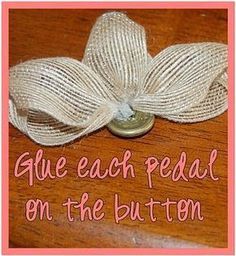 a white bow with the words glue each bead on the button