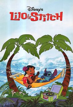 the poster for disney's lilo and stitch