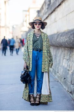 Looks Jeans, Japanese Street Fashion, Vintage Kimono