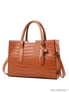 BagForLove - Set of 3 Elegant Crocodile-Embossed PU Handbags Product Description Color Brown Strap Type Adjustable Pattern Type Plain Type Top Handle Bag Details Pictures Similar Products h2 { text-align: center; } /* æ¢è¡ */ li{ white-space: normal; word-break: break-all; word-wrap: break-word; } .red-box { width: 100%; display: flex; flex-direction: row; flex-wrap: wrap; justify-content: center; } .red-box > div { width: 190px; height: 250px; margin: 10px; } .red-box > div > a > img { width: 190px; height: 250px; } .size-box { width: 100%; margin: auto; white-space: nowrap; } .table { border-collapse: collapse; border-spacing: 0; width: 100%; table-layout: fixed; } tr, td, th { border: 1px solid rgb(175, 173, 173); padding: 10px 0px; text-align: center; font-size: 14px; box-sizing: bor Crocodile Pattern Tote Shoulder Bag For Shopping, Daily Use Top Handle Bag With Crocodile Pattern, Crocodile Pattern Satchel Shoulder Bag, Office Crocodile Pattern Crossbody Bag, Travel Crocodile Pattern Crossbody Satchel, Crocodile Pattern Satchel Shoulder Bag For Shopping, Business Crocodile Pattern Crossbody Bags, Top Handle Bag With Crocodile Pattern For Daily Use, Shopping Shoulder Bag With Crocodile Pattern Satchel