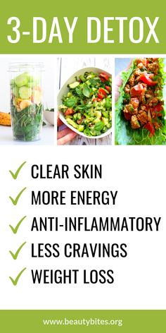 3-Day Detox To Rejuvenate and Make You Feel Amazing - Beauty Bites Full Body Detox, 3 Day Detox, Cleanse Diet, Inflammatory Diet, Eating Fast, Best Diet Plan