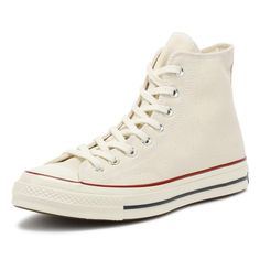 PRICES MAY VARY. Fabric: Canvas Rubber sole Padded insole High tops Flat profile Converse Taylor Chuck, White Hightop Converse, Converse Classic, Versatile Sneakers, Local Products, Vintage Details, Converse Chuck 70, Fabric Canvas, Chuck 70