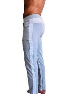 Here since the beginning! and always where you expect to find it, year after year!! Just more great color options all the time! This light-weight Modal fabric (Birch-tree fiber) mens yoga pant is perfect for all climates & will be your favorite track pant, ever! Many report "never taking them off." Legs are tapered for a sleek & sporty look... and NOW.... with full "inside" piping along inside of the pant leg, through the crotch area and down the other side of the leg. can we say, SUPERIOR FLEXI 4-way Stretch Gym Sweatpants With Elastic Waistband, Gray 4-way Stretch Pants For Gym, 4-way Stretch Sweatpants With Elastic Side Panels For Sports, 4-way Stretch Sweatpants With Side Pockets For Sports, Sports Sweatpants With 4-way Stretch And Elastic Side Panels, Yoga Pants Men, Yoga For Men, Sporty Look, Sleek Look