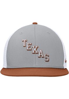 the texas hat in grey and brown