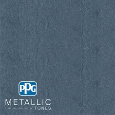 the logo for metallic tones is shown on a gray background with blue and white letters