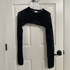 Condition: New (No Tags, Never Worn) Color: Black Style: Crochet Pacsun Crochet Top, Pink Tube Top, Cross Sweater, Black Crop Tee, White Spaghetti Strap, Baby Crop Top, Pacsun Tops, Front Tie Shirt, Blue Crop Tops