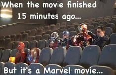 the avengers movie is in an empty auditorium