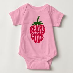 Berry Cute Strawberry Vintage Girl Power Tee, womens graphic tees, 70s 60s vintage style retro seventies t shirt, shirts with sayings tee Newborn Style, Auntie Vibes, Baby Pink Clothes, Onesie Ideas, Strawberry Girl, Baby Onsie, Always Kiss Me Goodnight, Hockey Baby, Cricut Baby