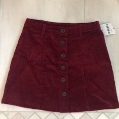 Forever 21 Mini Skirt! Perfect Condition Brand New! Color Is Burgundy Fitted Mini Skirt From Forever 21 For Fall, Forever 21 Lined Skirt For Fall, Forever 21 Lined Mini Skirt For Fall, Forever 21 Lined Skort For Fall, Forever 21 Skort With Lined Skirt For Fall, Casual Forever 21 Skirt For Fall, Forever 21 Skirt For Fall, Fitted Mini Skirt By Forever 21 For Fall, Forever 21 Fitted Skirt For Fall