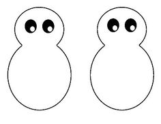 an outline of two cartoon characters with eyes and nose, one is black and the other is white