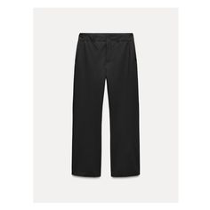 ZARA WOMAN COLLECTIONMid-rise pants with belt loops. Front pockets. Straight leg. Front zip, button, and metal hook closure. Trousers With Belt, Trench Coat Dress, Cardigan Sweater Vest, Tshirt Skirt, Fitted Trousers, Zara Woman, T Shirt Vest, Shirt Skirt, Trouser Jeans