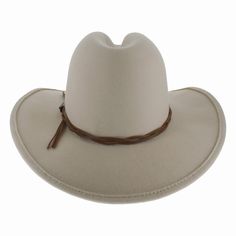 Expertly crafted with a western influence, the Gus from Stetson is a true statement piece. Its twisted leather band adds a touch of ruggedness, while the wire inside the brim gives you the flexibility to shape it to your liking. Made with high-quality wool, this hat is both durable and stylish. FEATURESStyle: Western SafariMaterials: 100% WoolDimensions: 4" Crown (Front), 6" Crown (Back), 3 1/2" BrimNotes: Wire in brim to help maintain and shape Pork Pie, The Wire, Hat Band, Wide Brimmed, Straw Hat, Leather Band, Wool Felt, Linen Blend, Statement Pieces