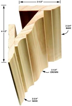 an image of a wooden structure with measurements