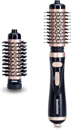 Store New Arrivals Add to Favorite View Feedback Contact Hair Dryer Brush 3-In-1 round Hot Air Spin Brush Kit for Styling Description Item model number CT-521 Power Source Corded Electric Color Black & Gold Wattage 1000 watts Material Plastic, Metal Product Dimensions 14.3 x 2.24 x 2.36 inches; 1.63 Pounds [ 3-in-1 HOT AIR BRUSH KIT ] The rotating hot air brush is a convenient styling tool that combines hair dryer, hair comb, and hair styling tool all-in-one. Its round-shaped barrel helps to cre Rotating Hair Dryer, Blow Hair, Round Hair Brush, Hot Air Brush, Curling Brush, Hair Blow Dryer, Dryer Brush, Hair Styling Tool, Hair Care Tools