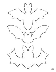 a bat cut out to make it look like they are flying in the air with wings spread