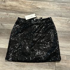 Never Worn. Has Tag Attached. Bought From A Boutique. Black Sequin Skirt, Black Sequins, Sequin Skirt, Sequin, Womens Skirt, Boutique, Skirt, Women Shopping, Black