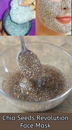 You can make your own Effective DIY Chia Seeds Face Mask according to your skin issues and nourish your skin with Chia Seeds Revolution Face Mask. #skin #skincare #skincaregoals #glowingskin #smoothskin #beauty #beautytips #beautyproducts #diy #diybeauty #diybeautytips #diybeautyhacks #pimples #acne #softskin #skinlightening #whitenskin #softskincare #beautytips #healthcare #beautyblog #beautypage #dailyskincare #dailyskincareroutine #facepack #mask #oilyskin #dryskin #dryskinrelief Chia Seed Face Mask Skin Care, Chia Seed Mask Skin Care, Chia Face Mask, Rice And Flax Seed Face Mask, Flax Seed Face Mask Diy, Chia Seed Face Mask Diy, Face Mask For Dry Skin Homemade, Flax Seed Face Mask, Chia Seeds Face Mask