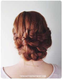 The Beauty Department: Your Daily Dose of Pretty. - QUICK + EASY BRIDESMAID HAIR Easy Bridesmaid Hair, Easy Braided Updo, Babylights Hair, Simple Bridesmaid Hair, Hair Tutorials Easy, The Beauty Department, Bridesmaid Hair Updo, Braided Hairstyles Updo