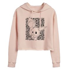 Gotta catch 'em all! Any Pokémon fan would love this juniors' graphic hoodie Gotta catch 'em all! Any Pokémon fan would love this juniors' graphic hoodie  Crewneck Long sleeves Cropped fitFABRIC & CARE Cotton, polyester Machine wash Imported Size: Medium. Color: Light Pink. Gender: unisex. Age Group: kids. Pokémon Eevee, Pokemon Clothes, Pokemon Eevee, Oversized Tee, Graphic Hoodie, Cropped Hoodie, Graphic Hoodies, Color Light, Gender Female