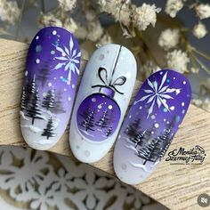 Ice Cycle Nails, Christmas Bulb Nails, Scene Nails, Nails Shimmer, Firework Nail Art, Firework Nails, Quick Nail Art, Snowflake Nail