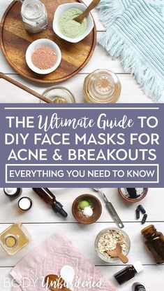 Face masks can be so helpful for keeping skin clear but homemade face masks for acne aren’t one-size-fits-all. In this Ultimate Guide to DIY Face Masks for Acne we cover absolutely everything you need to know — which ingredients never EVER belong in a DIY Homemade Face Masks For Acne, Diy Acne Mask, Face Masks For Acne, Masks For Acne, Masks Skincare, Acne Mask, Acne Face Mask, Eye Skin Care, Diy Soaps